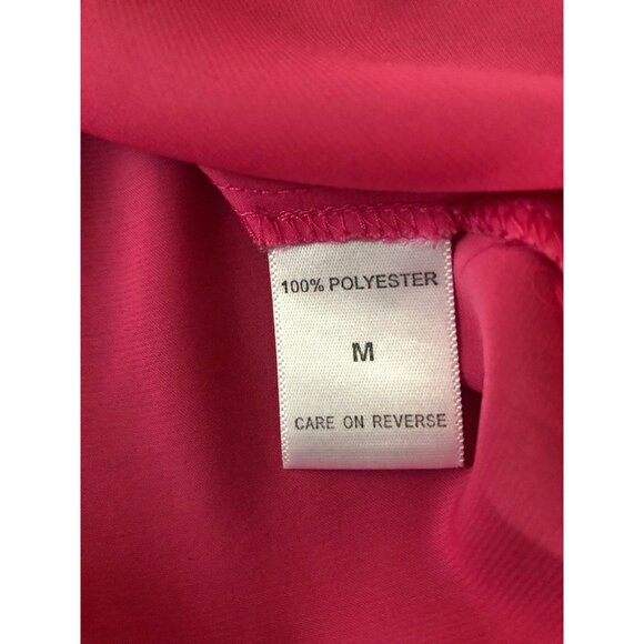 NEW YORK & CO. WOMEN'S MAGENTALIGHT WEIGHT PULLOVER V-NECK TOP SIZE MEDIUM - Picture 4 of 7